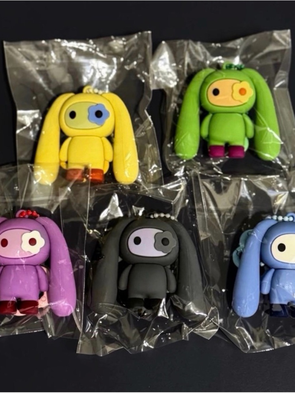Singapore JujuWorld - full set of 5 juju keychains
